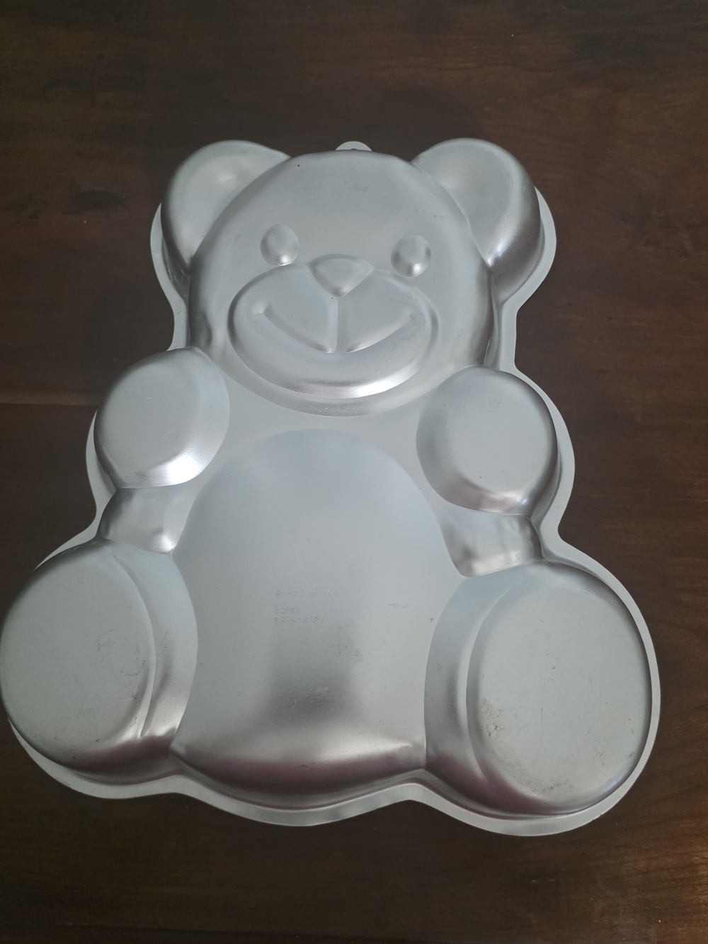 Wilton Silver Teddy Bear Cake Pan